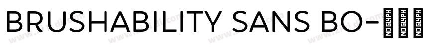 Brushability Sans Bo字体转换